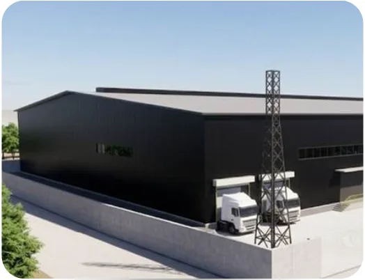Villongco Warehouse — warehouse steel project in BF Homes, Parañaque City